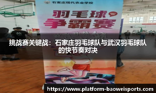 挑战赛关键战：石家庄羽毛球队与武汉羽毛球队的快节奏对决
